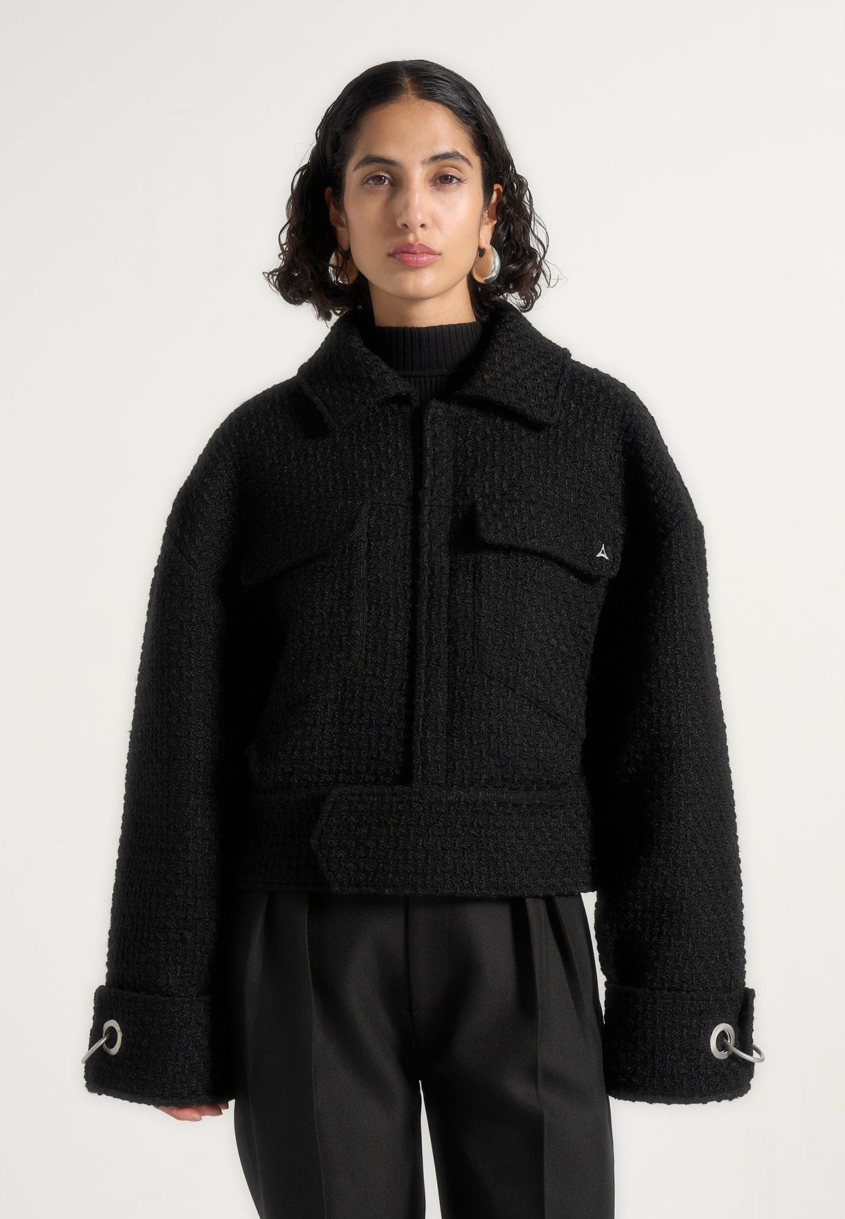 naela-boxy-tweed-jacket-with-cuff-detail-black