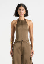 claudette-satin-halter-backless-top-dark-olive