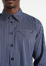 ronnie-unisex-pinstripe-long-sleeve-shirt-navy