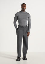 kw003-fitted-mock-neck-wool-blend-jumper-grey