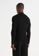 kw003-fitted-mock-neck-wool-blend-jumper-black