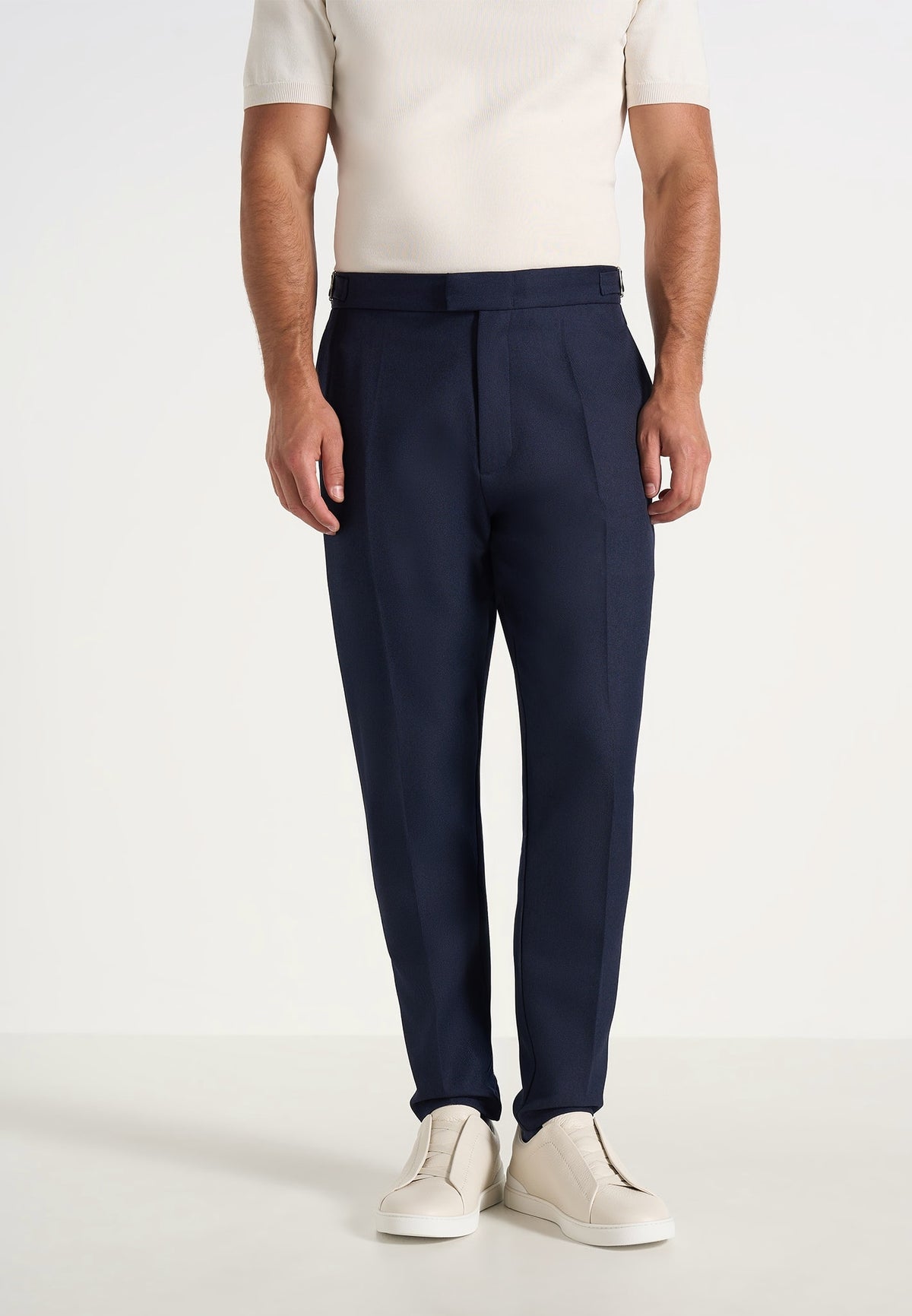 Hubert - Slim Fit Dress Pants - Navy
