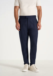 Hubert - Slim Fit Dress Pants - Navy