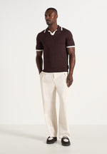 lambert-contrast-detail-knit-polo-shirt-brown