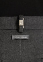 Boris - Tailored Wool-Blend Button Cuff Pants - Grey