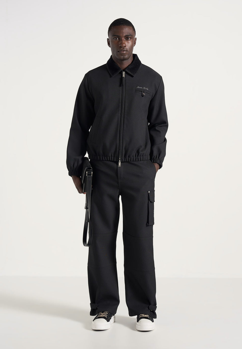 mathis-twill-signature-wide-leg-cargo-trousers-black