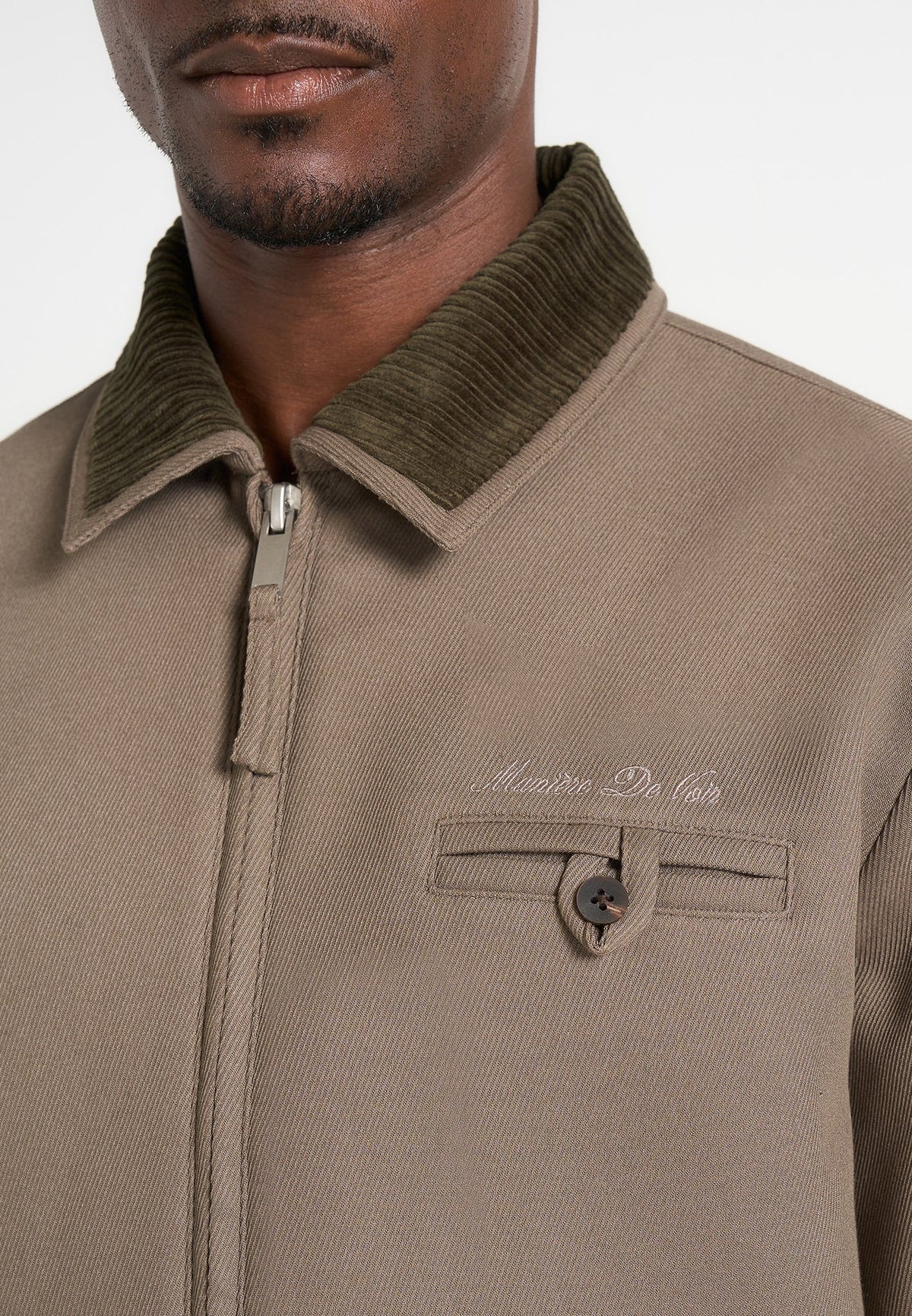 kilian-unisex-twill-signature-jacket-olive