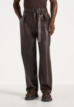 serge-relaxed-fit-leather-pleated-trousers-brown