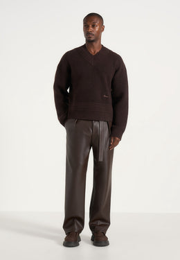 serge-relaxed-fit-leather-pleated-trousers-brown