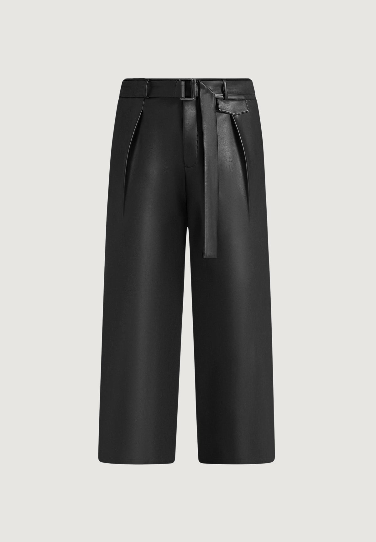 serge-relaxed-fit-leather-pleated-trousers-black