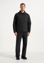 Elias - Quilted Shirt Jacket - Black