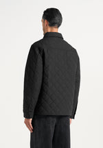 Elias - Quilted Shirt Jacket - Black
