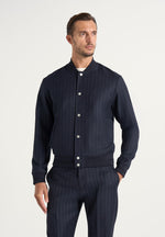 savin-pinstripe-bomber-jacket-navynew