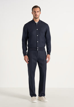savin-pinstripe-bomber-jacket-navynew