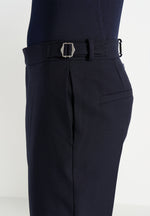Hubert - Slim Fit Wool-Blend Dress Pants - Dark Navy