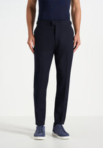Hubert - Slim Fit Wool-Blend Dress Pants - Dark Navy