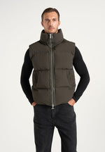 Eric - 2-in-1 Puffer/Gilet Jacket - Olive