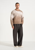 Yani - Ombré Wool Crewneck Sweater - Beige