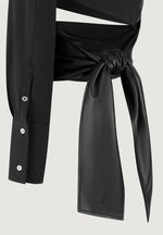 coralie-one-sleeve-leather-wrap-top-black