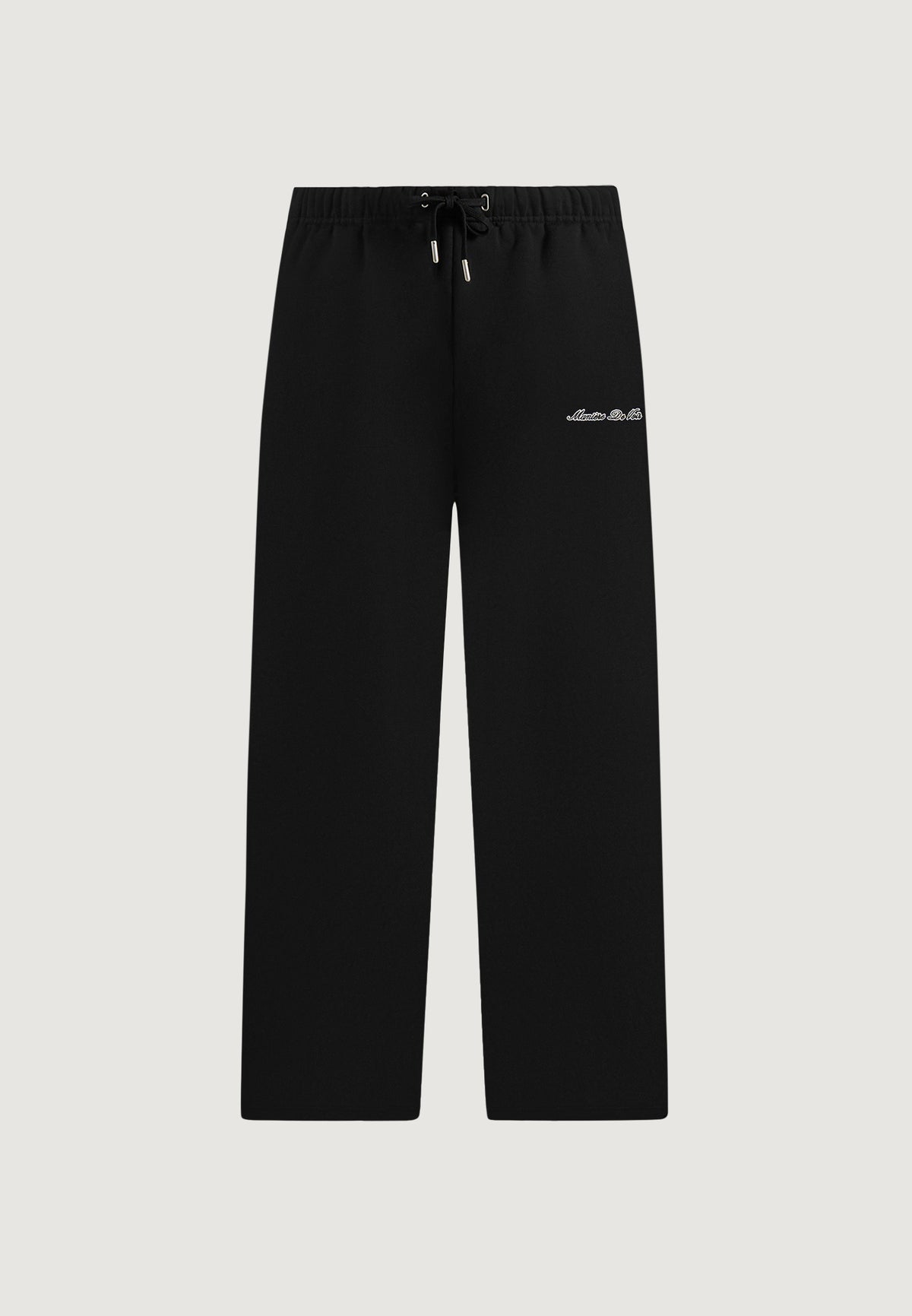 JS003 - Unisex Signature Wide Leg Sweatpants - Black