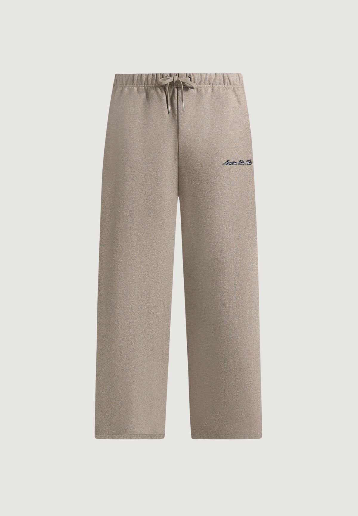 JS003 - Unisex Signature Wide Leg Sweatpants - Taupe