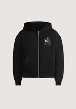 js009-unisex-floral-eiffel-zip-hoodie-black