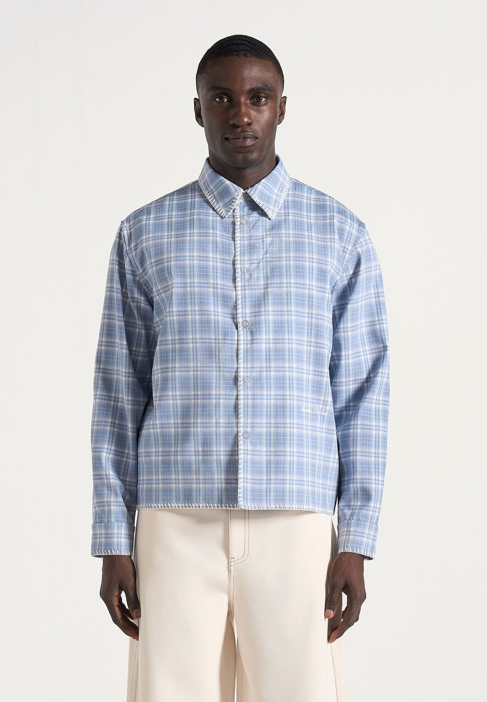 blake-unisex-whipstitch-check-shirt-blue