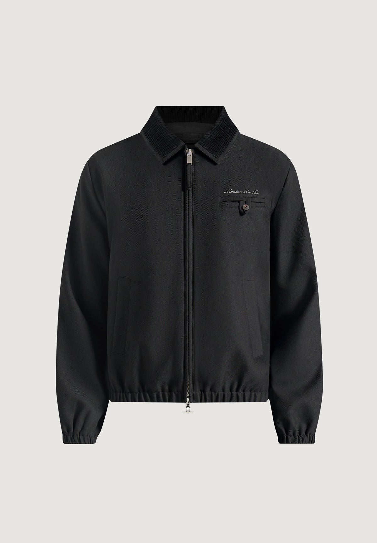 kilian-unisex-twill-signature-jacket-black