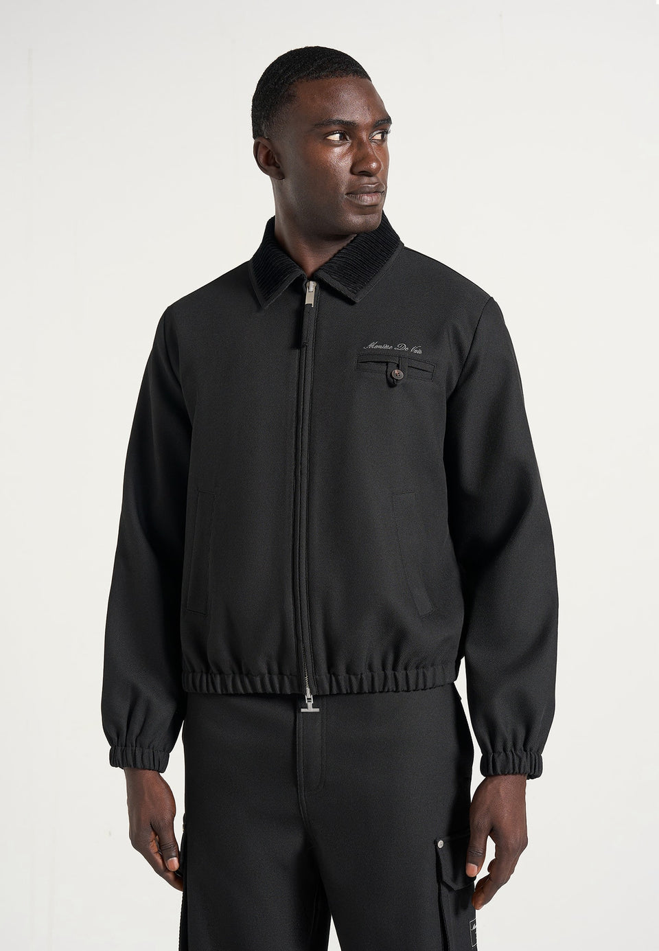 kilian-unisex-twill-signature-jacket-black