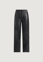 seren-croc-embossed-lace-up-trousers-black