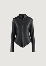 sonia-leather-cinch-shirt-black