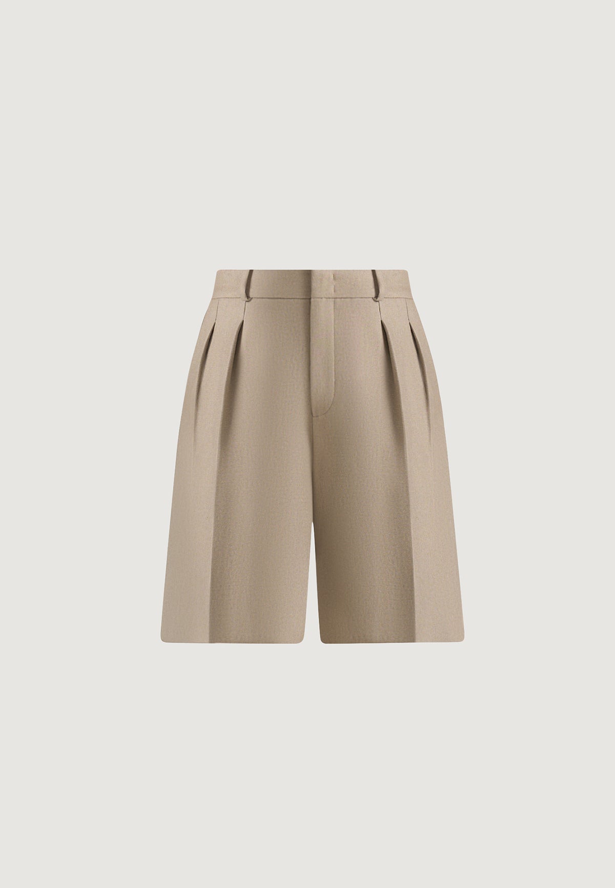 lorette-double-pleat-tailored-shorts-beige