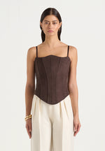 scarlett-suede-lace-up-corset-brown