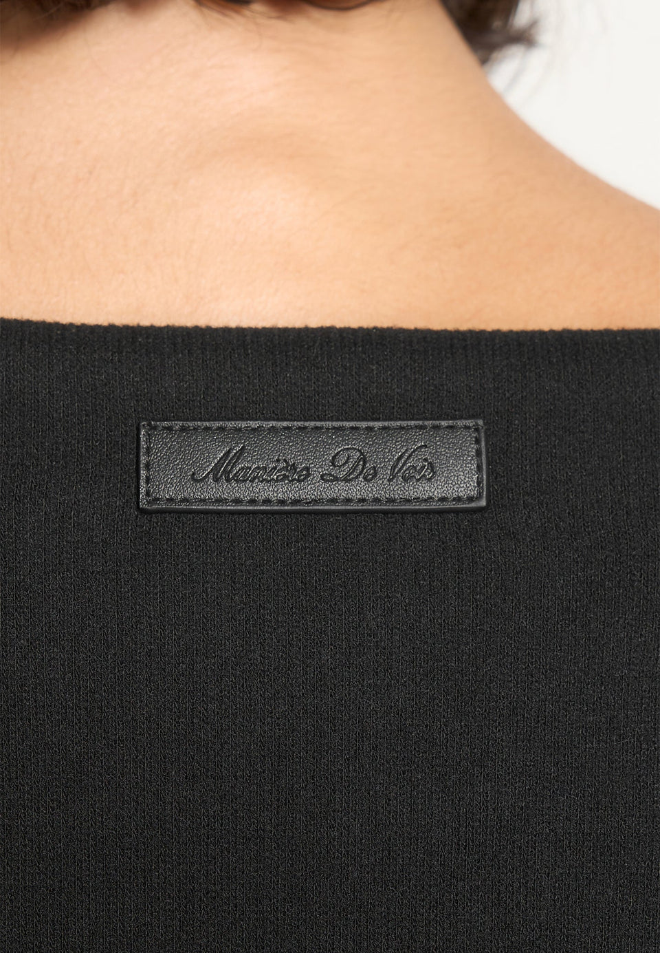 Esme - Belted Knit Maxi Sweater Dress - Black
