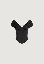 ursula-off-shoulder-pleated-corset-top-black