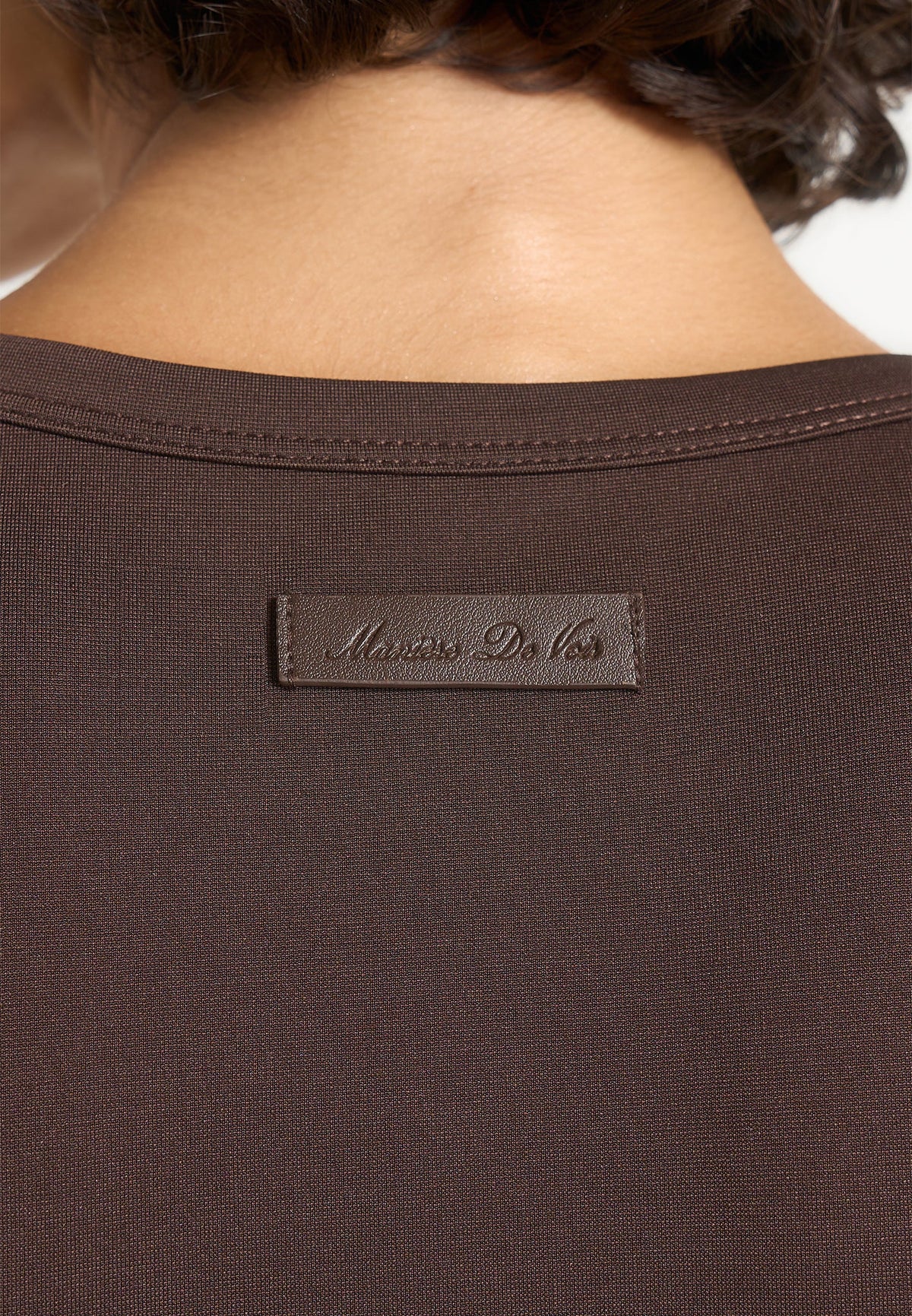 Tess - Corset Seam Tank Top - Brown