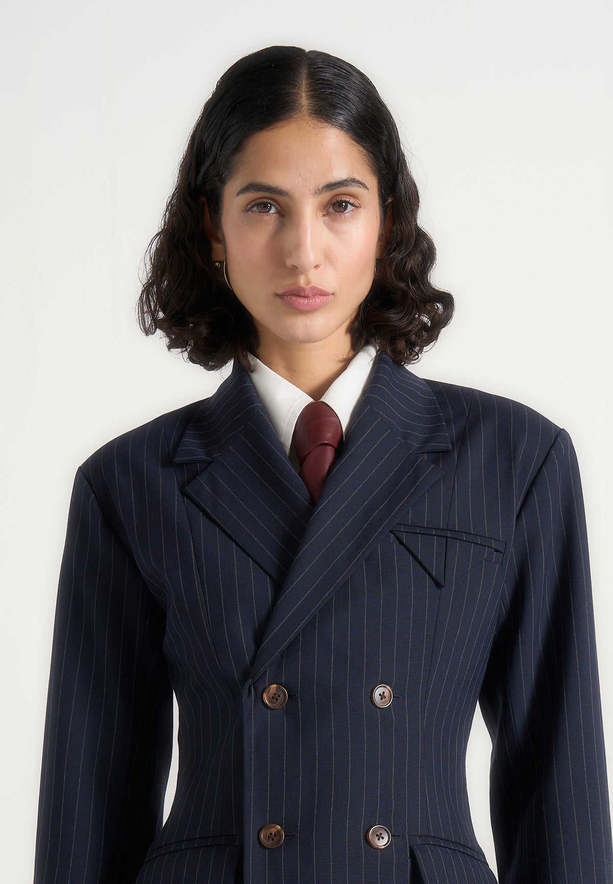 Ash - Leather Tie - Wine Red
