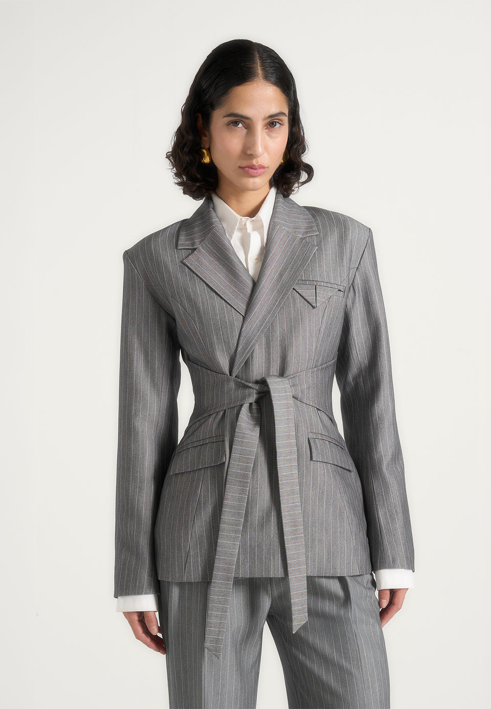delphine-pinstripe-wrap-tie-blazer-grey