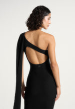 laya-asymmetric-knit-maxi-dress-with-scarf-black