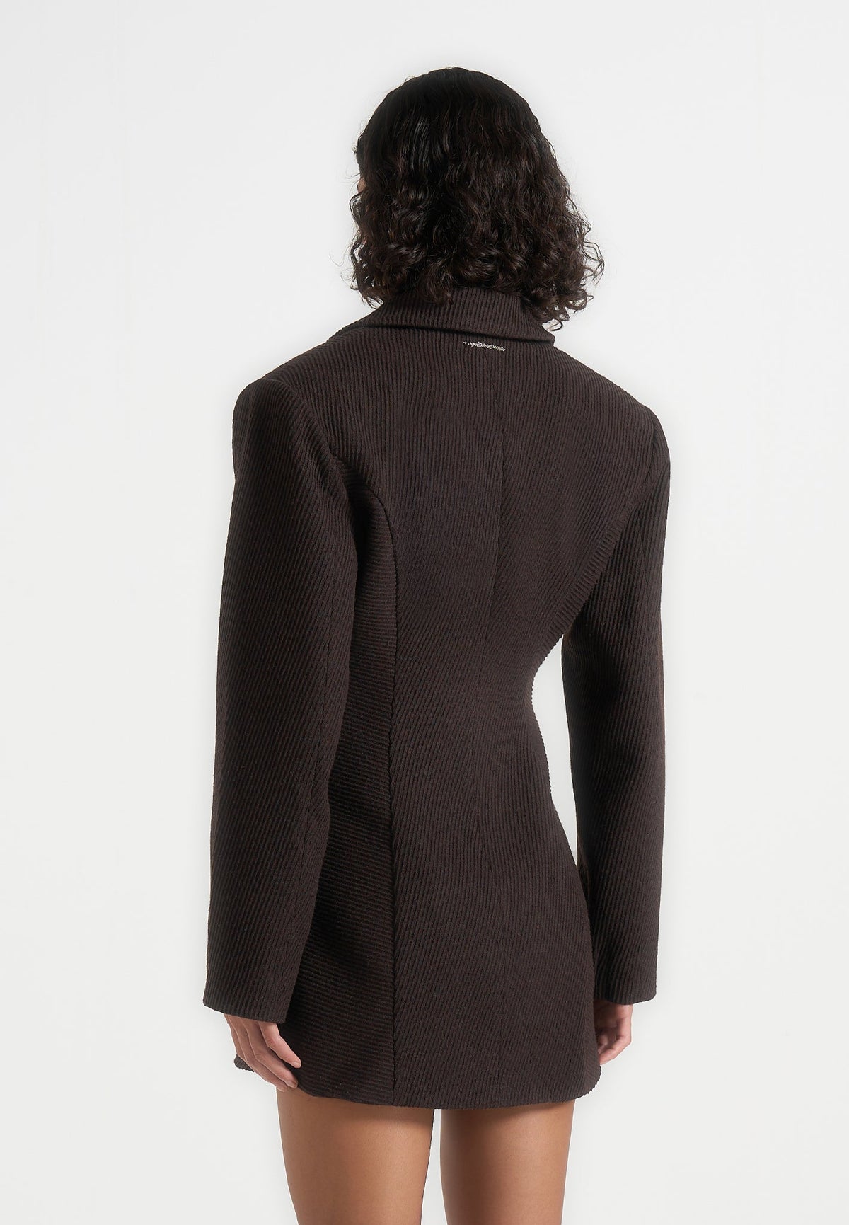 oversized-wool-asymmetric-blazer-dress-brown