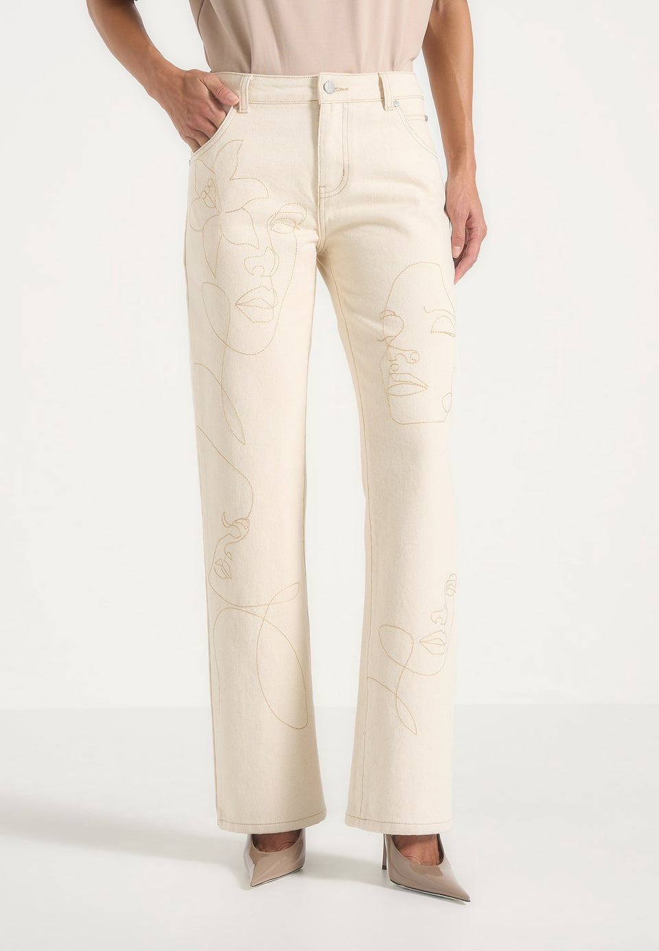 calista-line-art-denim-jeans-cream