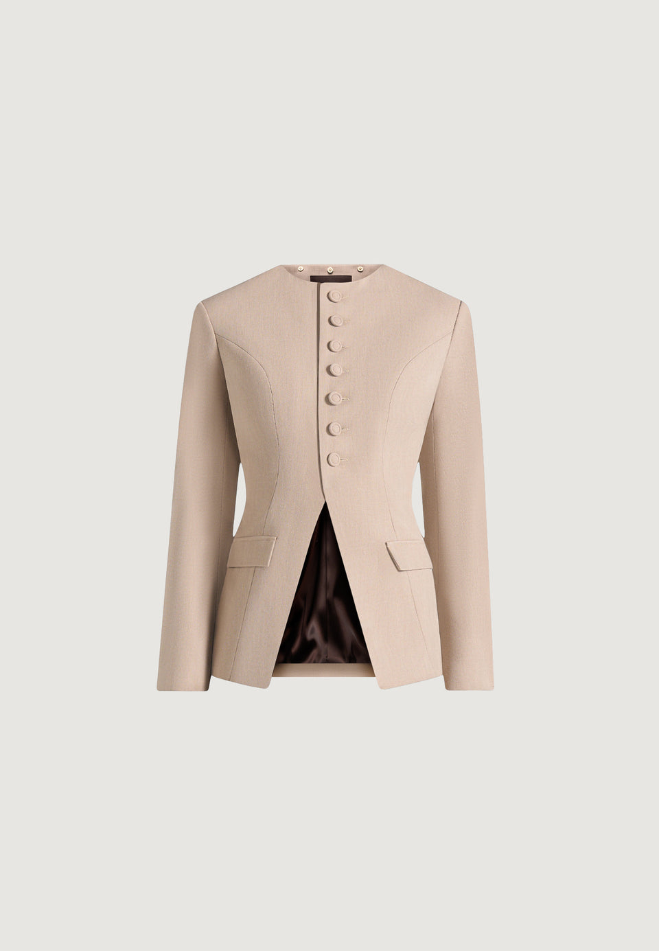 harper-tailored-cinch-blazer-with-detachable-collar-beige