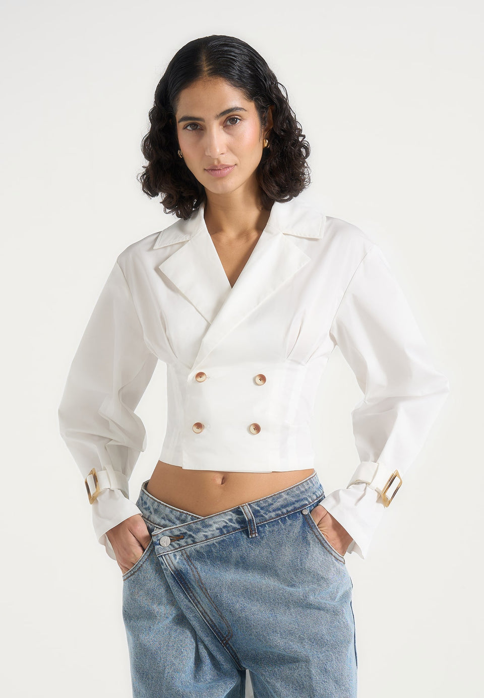 andrea-cropped-double-breasted-open-back-tie-shirt-white