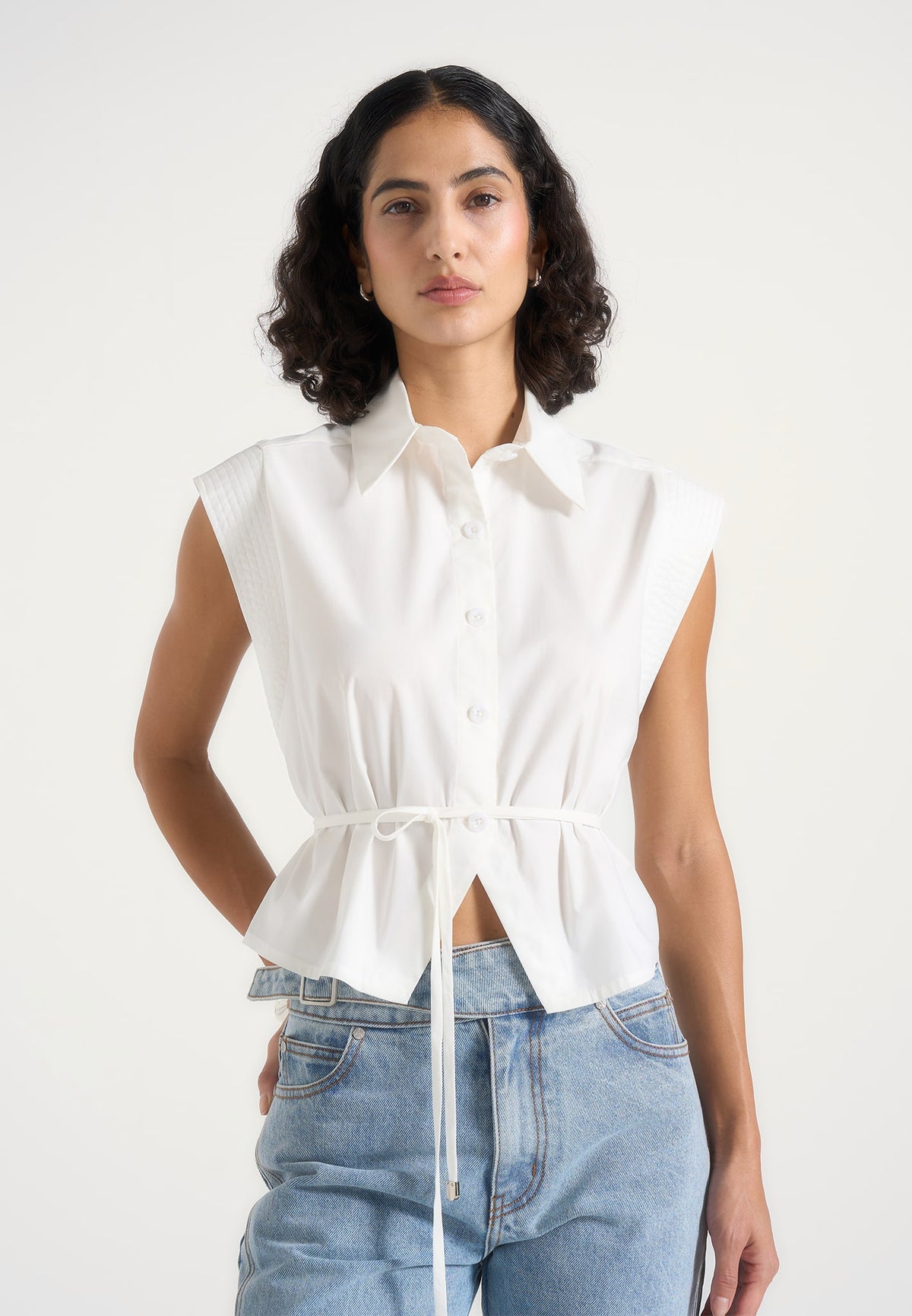 malia-sleeveless-tie-waist-cropped-shirt-white