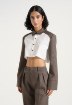 bernadette-houndstooth-cotton-cropped-shirt-white-brown