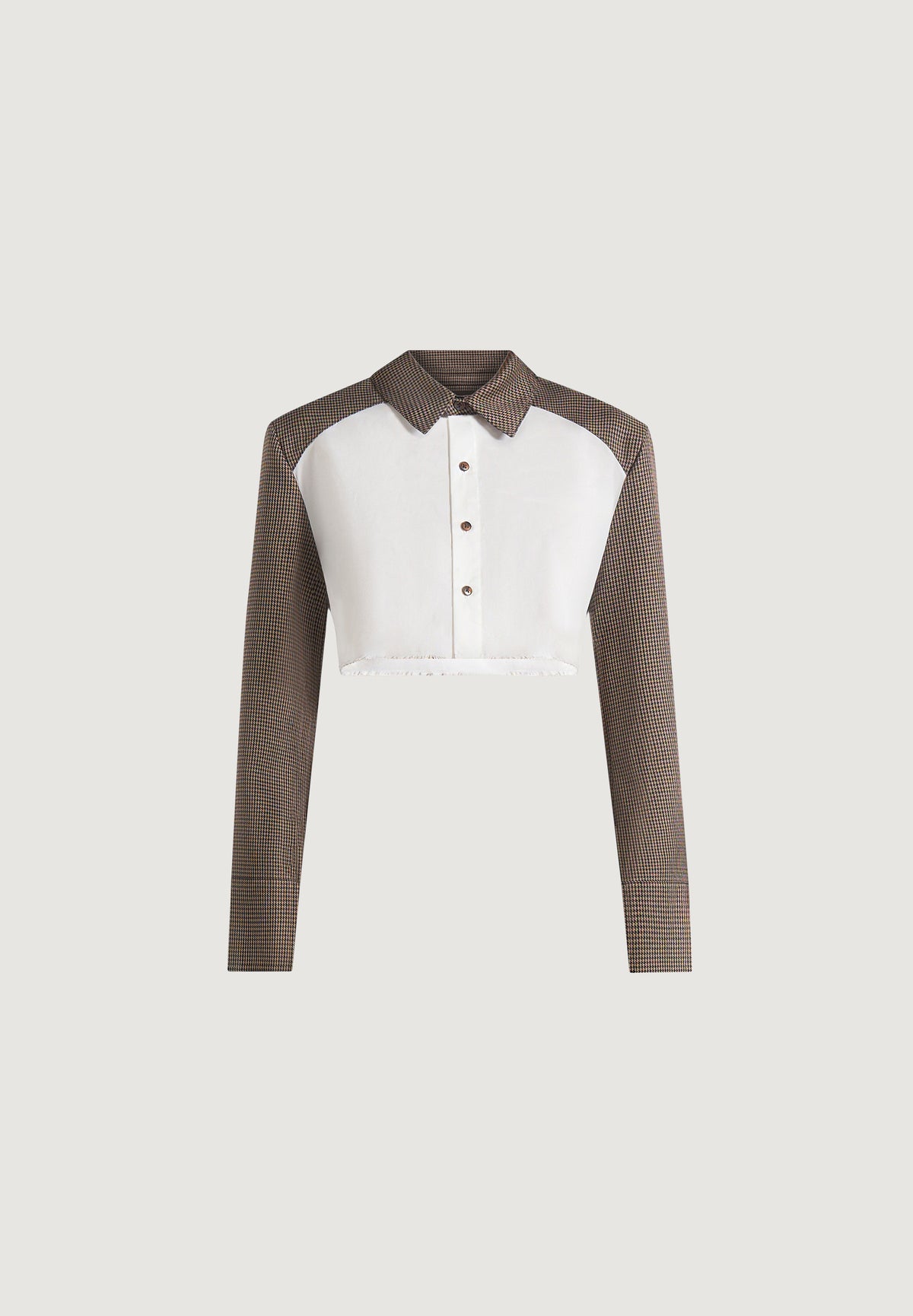 bernadette-houndstooth-cotton-cropped-shirt-white-brown
