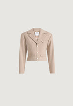 prisca-tailored-cropped-blazer-beige