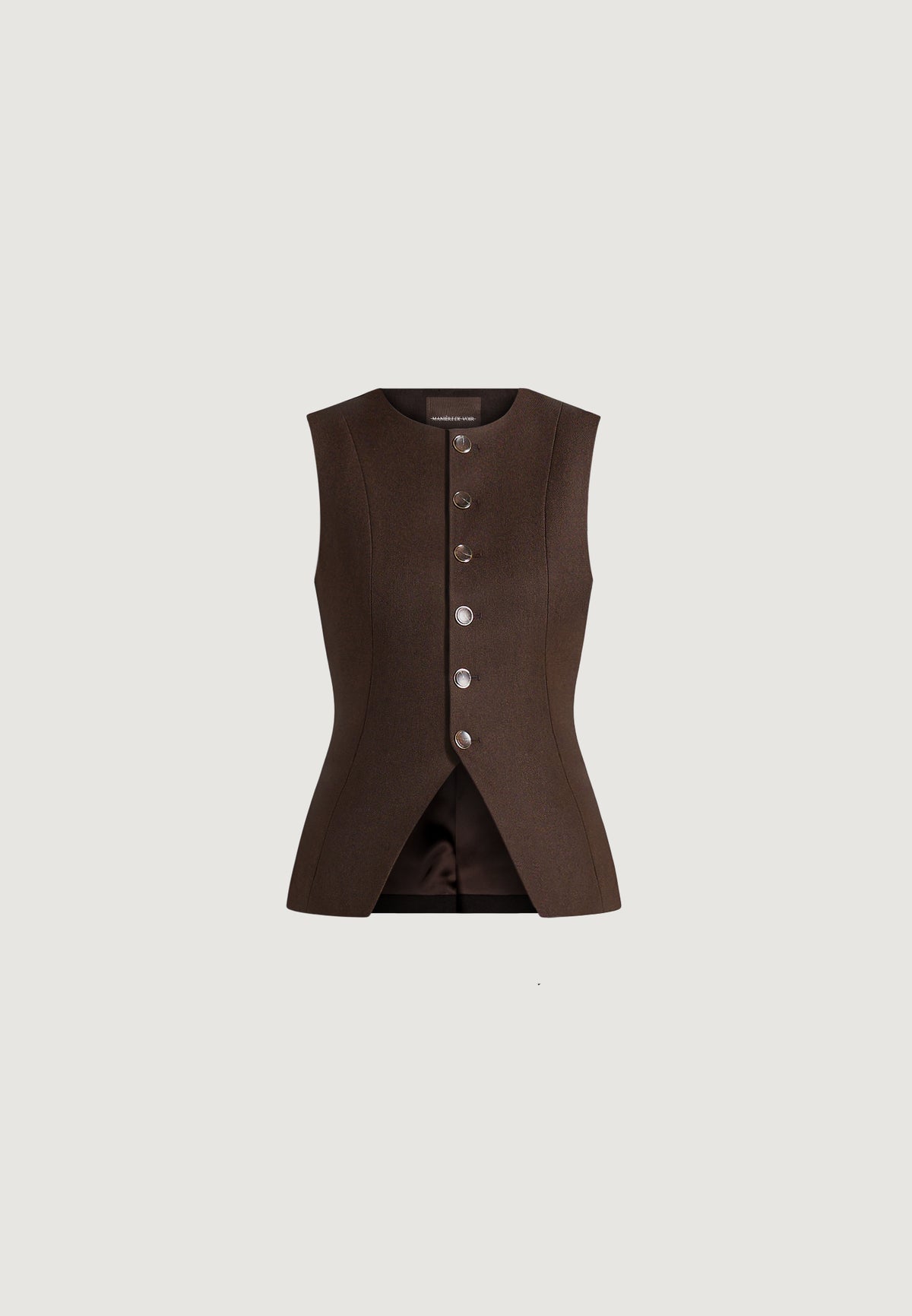 maisie-tailored-crew-neck-cinch-waistcoat-brown
