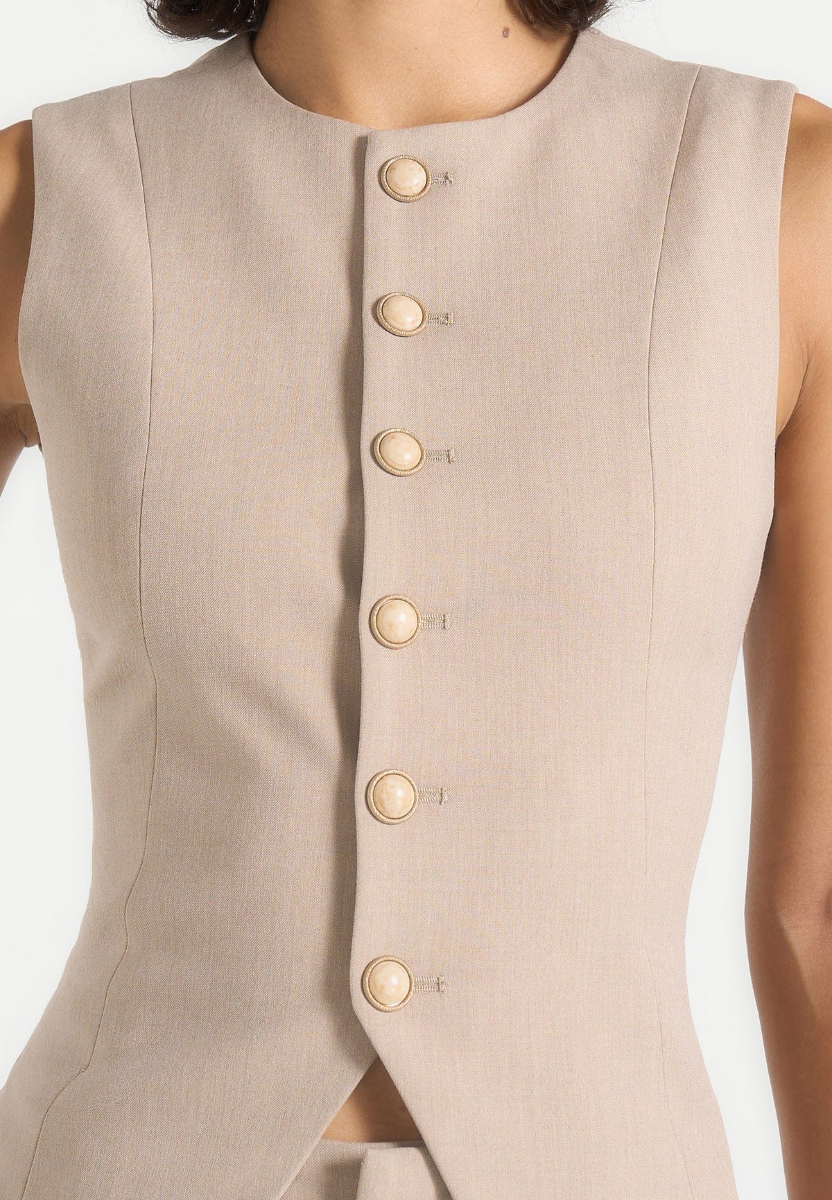 maisie-tailored-crew-neck-cinch-waistcoat-beige