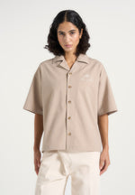 alexis-unisex-cote-dazur-boxy-shirt-beige